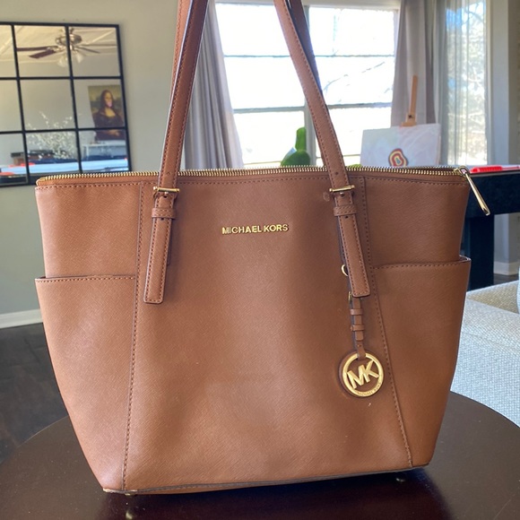 Michael Kors Bags Michael Kors Tote Purse Shoulder Bag Tan Brown